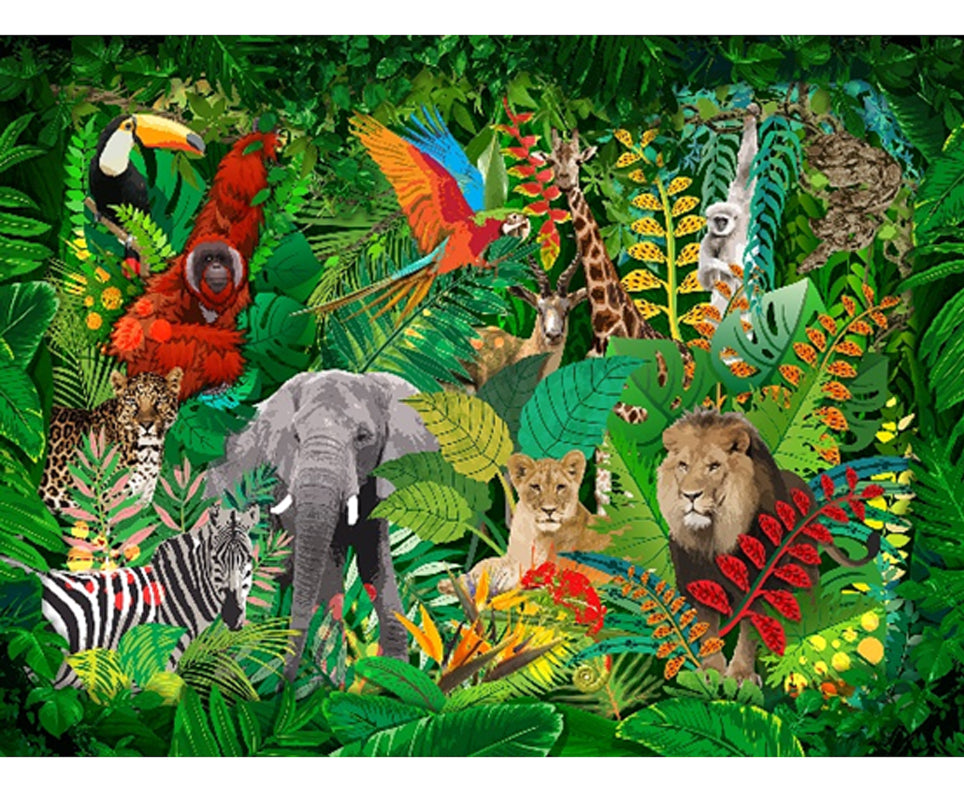 300 Piece Jigsaw Puzzle It's a Jungle in Here