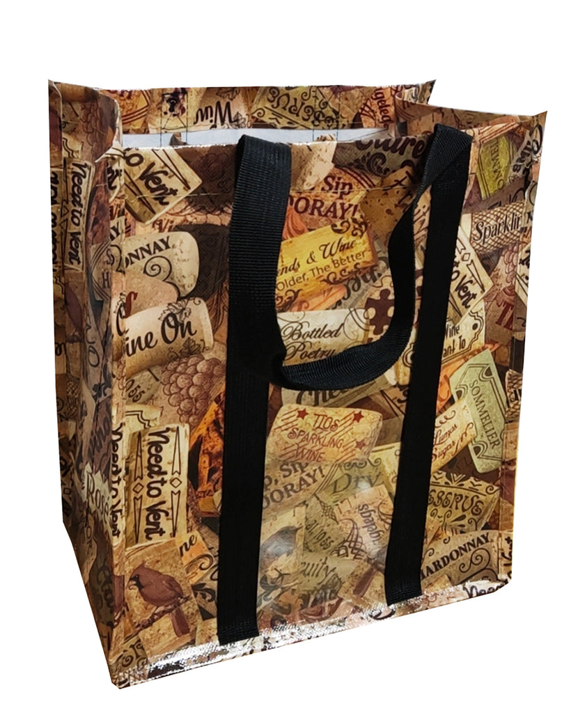 Corks 4 Compartment Tote, sold in sets of 5 totes