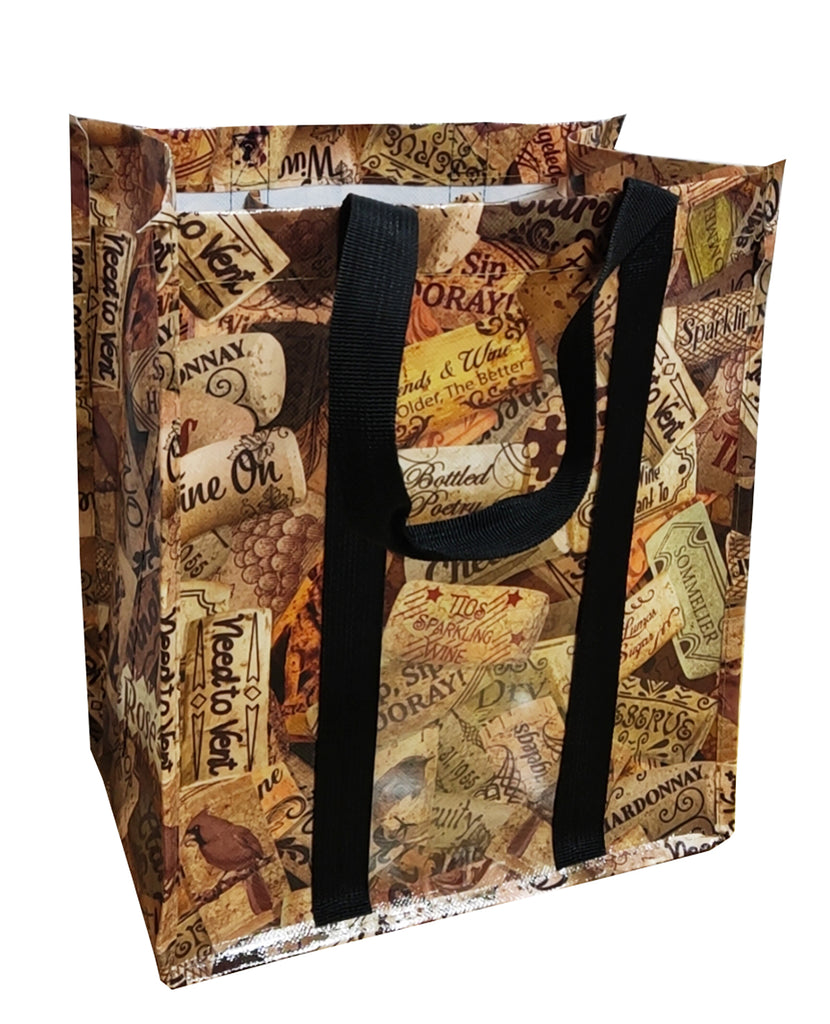 Corks 2, 4 & 6 Pack Tote Set of 5 Totes