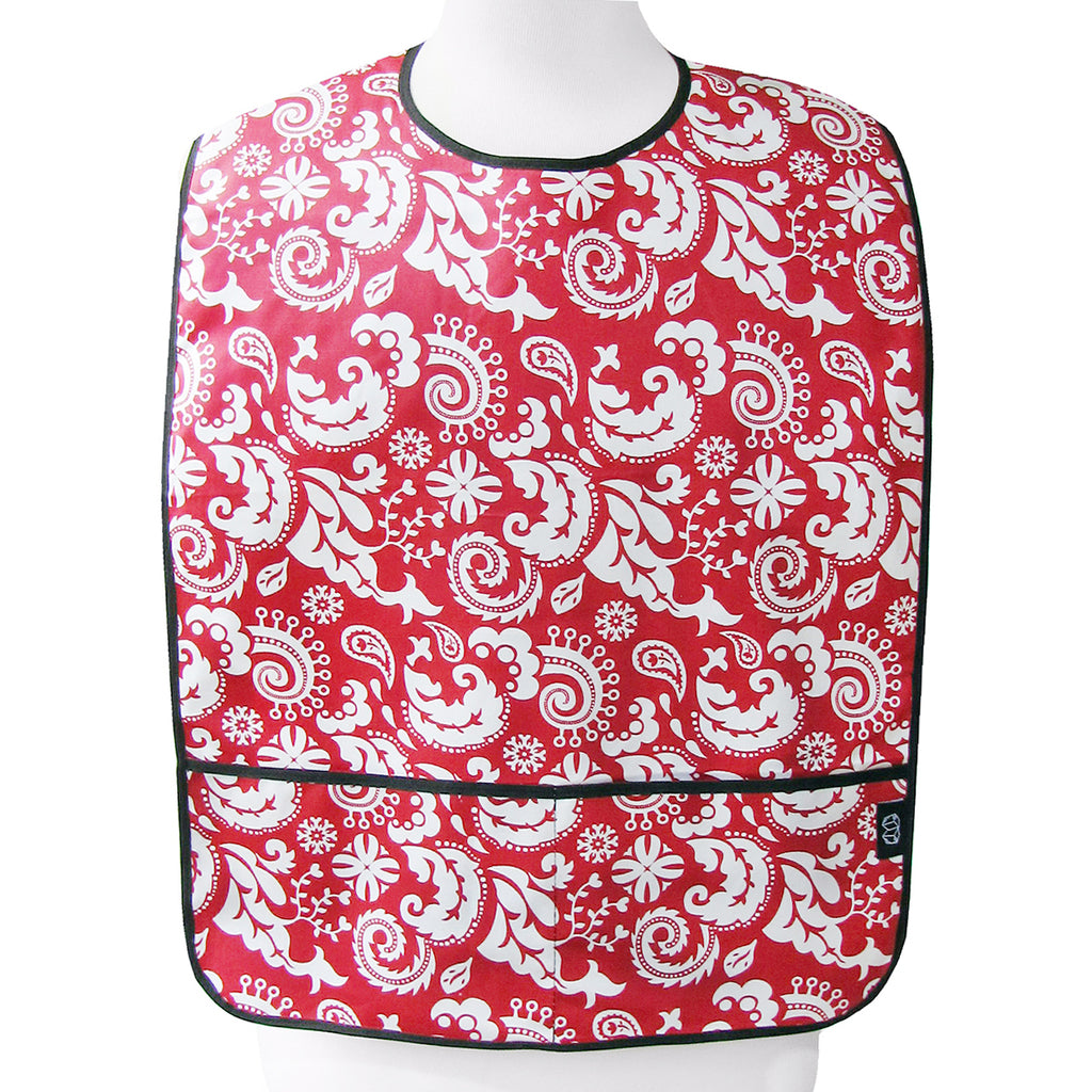 Mod Damask Red Nibble & Dribble