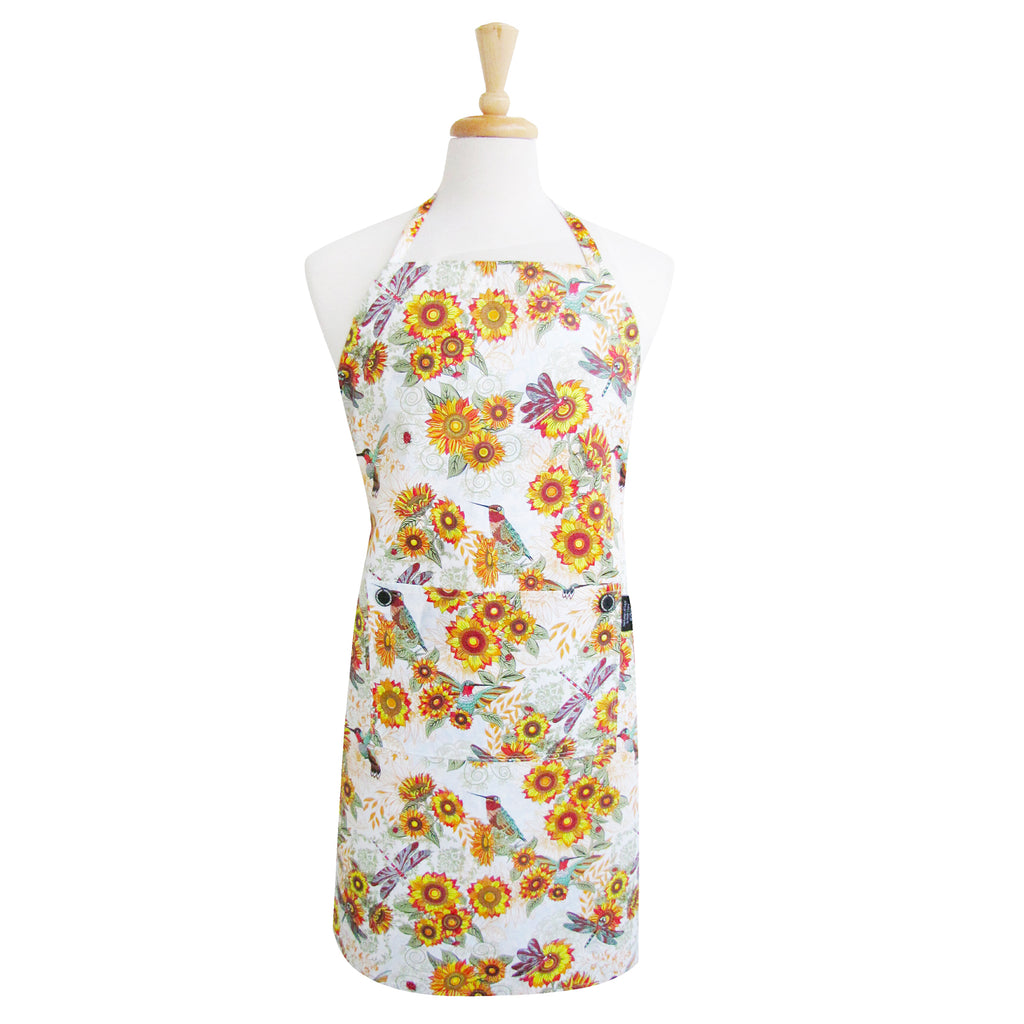 Birds and Sunflowers Chef Apron