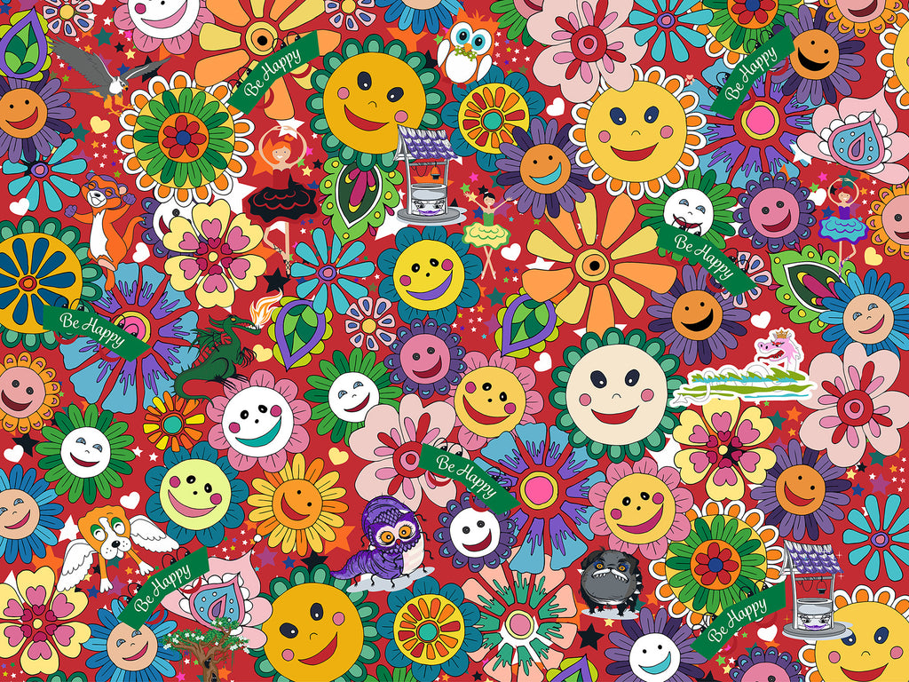 Happy Flowers 300 Piece Jigsaw Puzzle