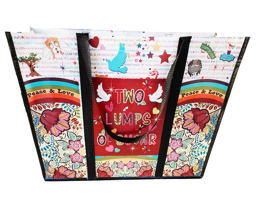 Rhapsody Peace Love TLOS Happy Tote Limited Edition Collector's Tote Set of 5