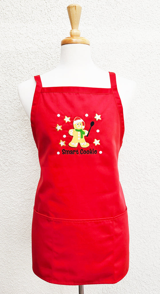 Embroidered Smart Cookie Cross-Back Apron