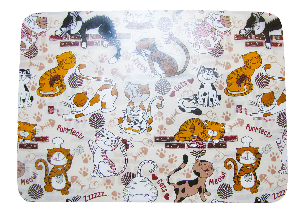 Pretty Purrfect Set of 4 Placemats